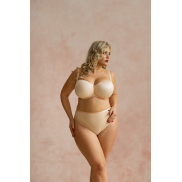 Трусики Kris Line Fortuna stringi midi light coffee
