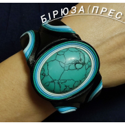 Браслет, пресована бірюза