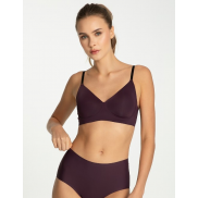 Бюстгальтер-топ Julimex Simple T-Shirt dark plum