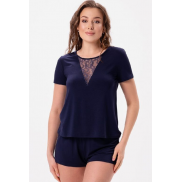 Піжама жіноча Shato 2622 navy blue